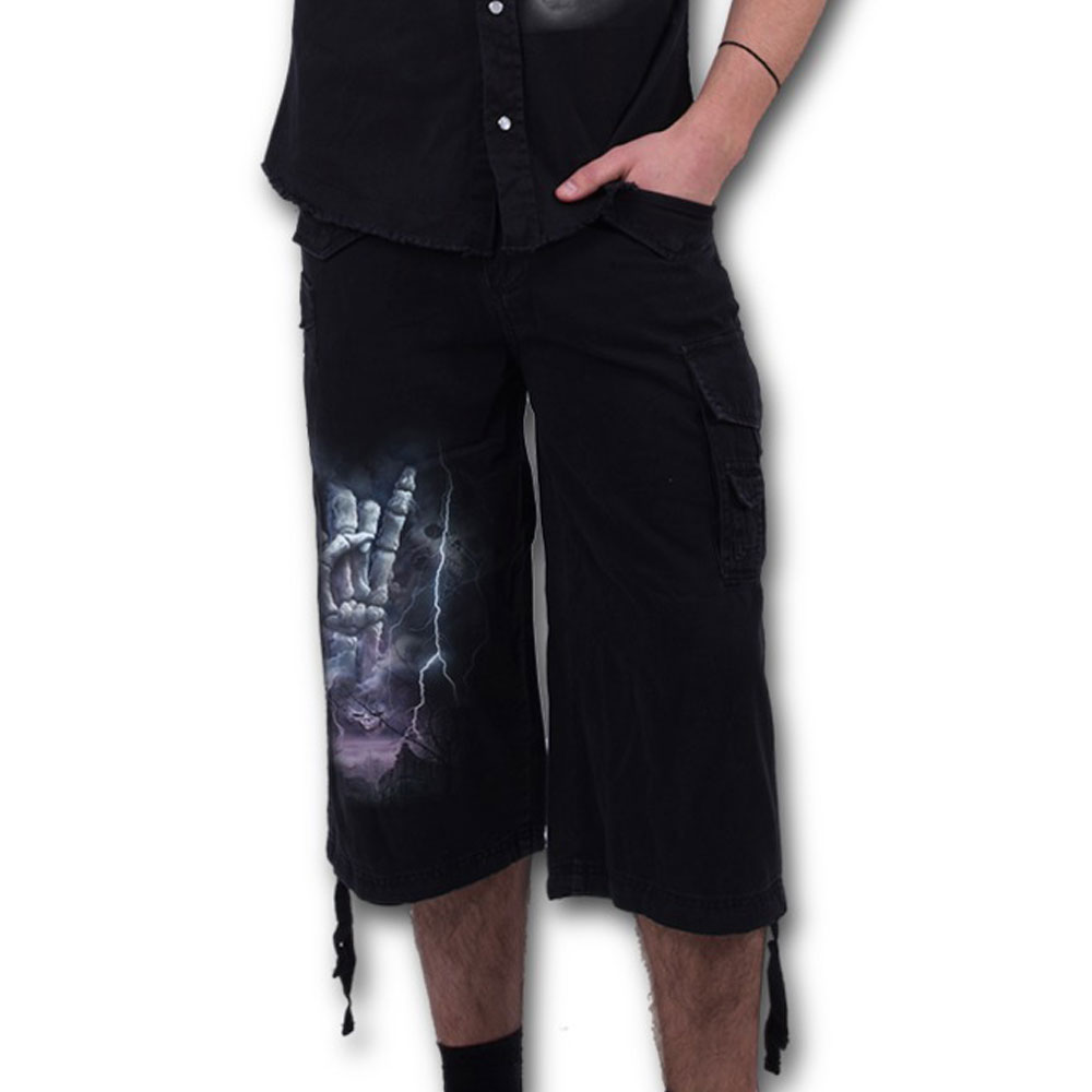 Spiral - ROCK ETERNAL Pantalon 3/4 - Noir